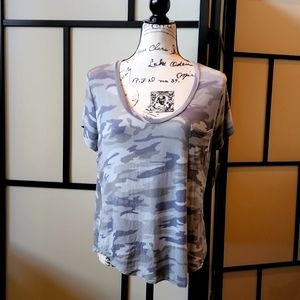 Mustard Seed Camo Top